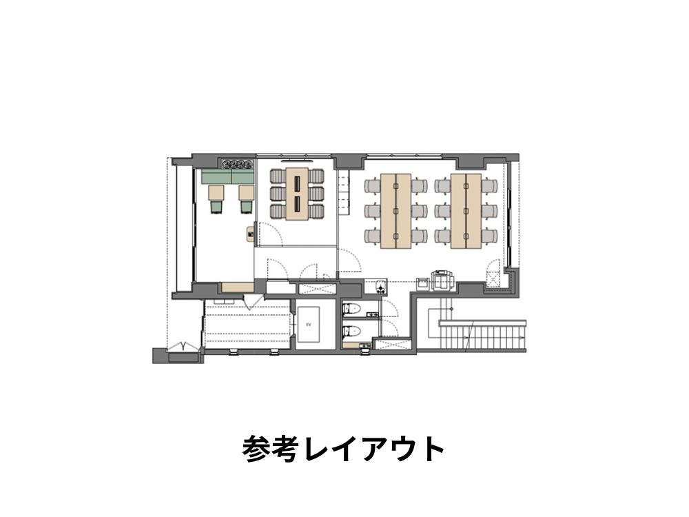 千代田区岩本町のセットアップオフィス物件（小伝馬町駅徒歩3分、約25坪）