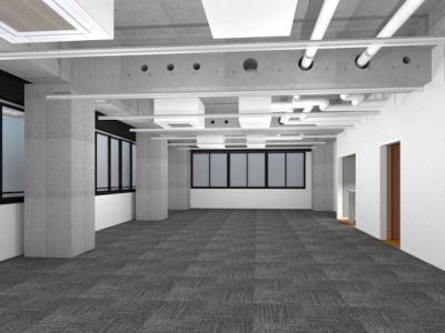 港区芝のセットアップオフィス物件（三田駅徒歩4分、約45坪）