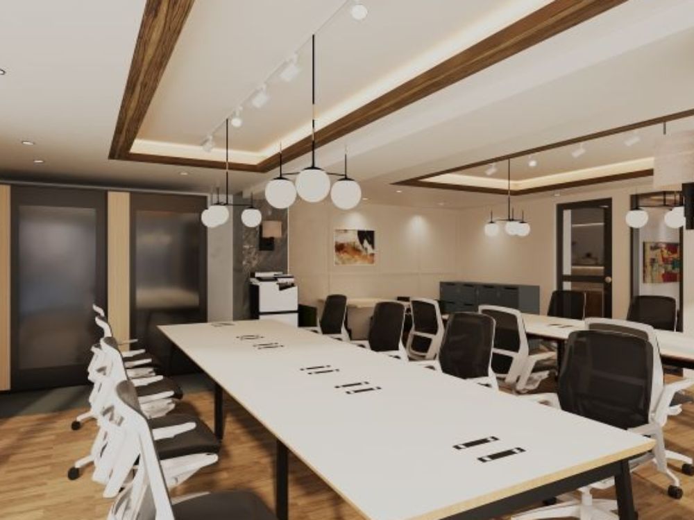 中央区八丁堀のフルセットアップオフィス物件（宝町駅徒歩3分、約25坪）