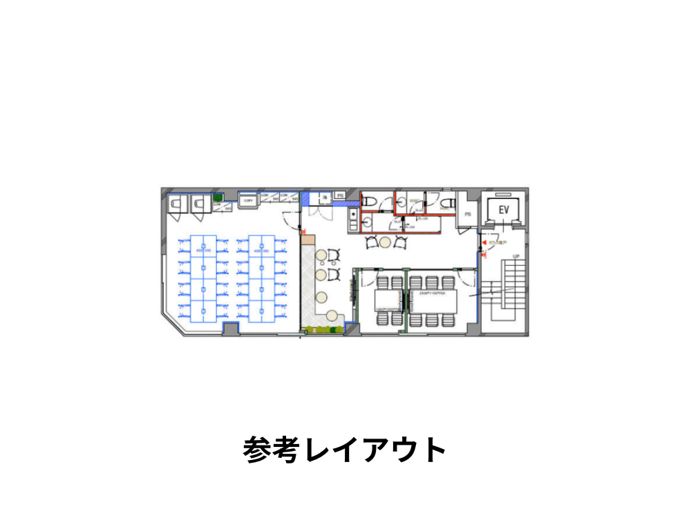 中央区八丁堀のフルセットアップオフィス物件（宝町駅徒歩3分、約25坪）