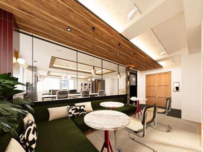 中央区八丁堀のフルセットアップオフィス物件(宝町駅徒歩3分、約30坪)