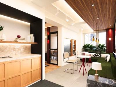 中央区八丁堀のフルセットアップオフィス物件(宝町駅徒歩3分、約30坪)