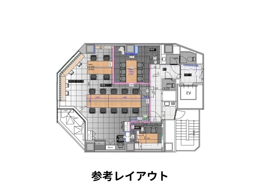 千代田区内神田のセットアップオフィス物件（淡路町駅徒歩5分、約25坪）