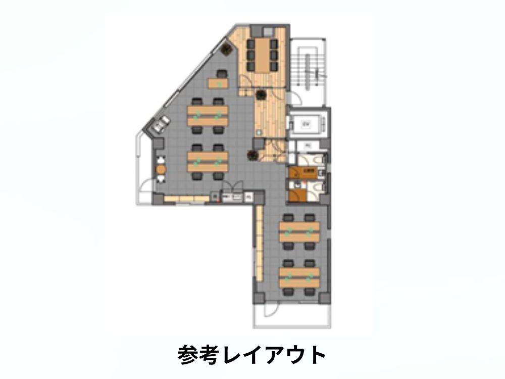 千代田区神田東松下町のセットアップオフィス物件(神田駅徒歩3分、約30坪)