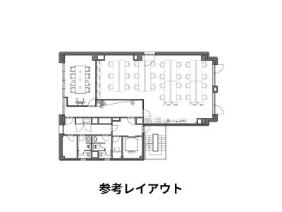 新宿区市谷田町のセットアップオフィス物件（市ヶ谷駅徒歩4分、約40坪）