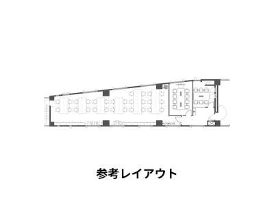 中央区築地のセットアップオフィス物件（築地駅徒歩4分、約50坪）