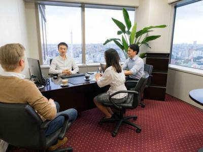 渋谷区恵比寿の3-4名用オフィス物件(恵比寿駅徒歩5分、10坪未満)