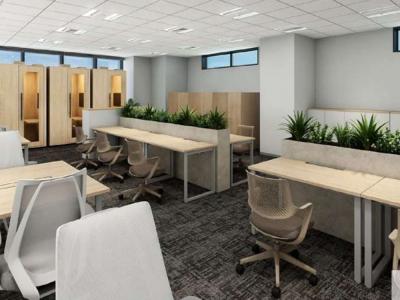 港区西新橋のセットアップオフィス物件（御成門駅徒歩7分、約110坪）