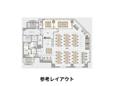 港区西新橋のセットアップオフィス物件（御成門駅徒歩7分、約110坪）