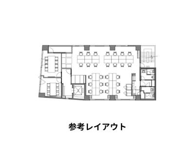 中央区日本橋小伝馬町のオフィス物件（小伝馬町駅徒歩3分、約45坪）