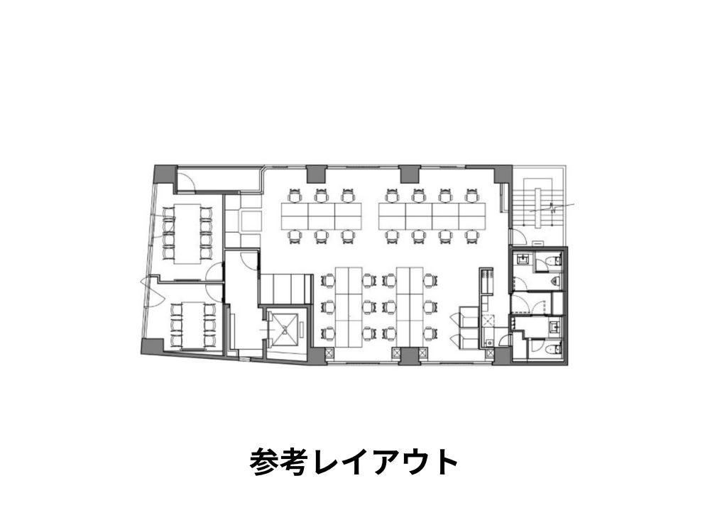 中央区日本橋小伝馬町のオフィス物件（小伝馬町駅徒歩3分、約45坪）