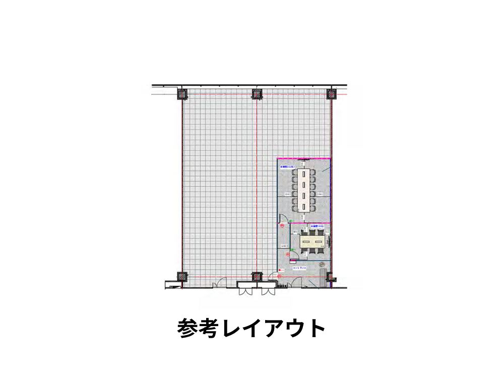 中央区晴海のセットアップオフィス物件（勝どき駅徒歩8分、約85坪）