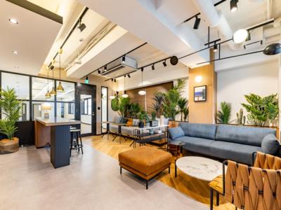 新宿区市谷本村町のセットアップオフィス物件(市ヶ谷駅徒歩3分、約45坪)