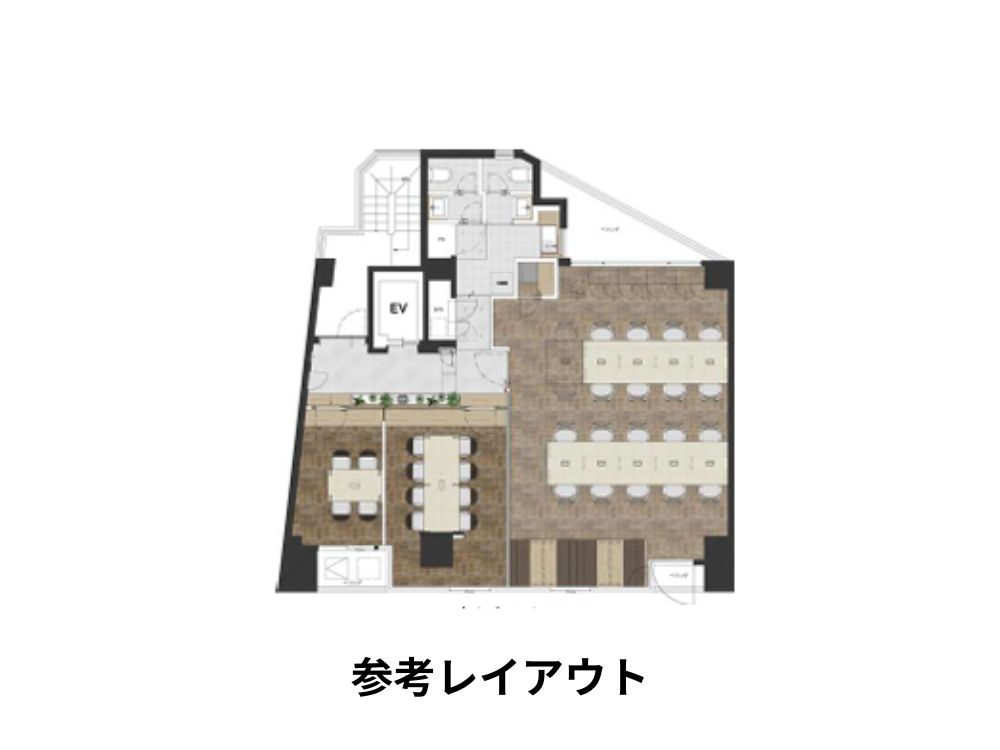 新宿区四谷のセットアップオフィス物件（四谷三丁目駅徒歩3分、約30坪）