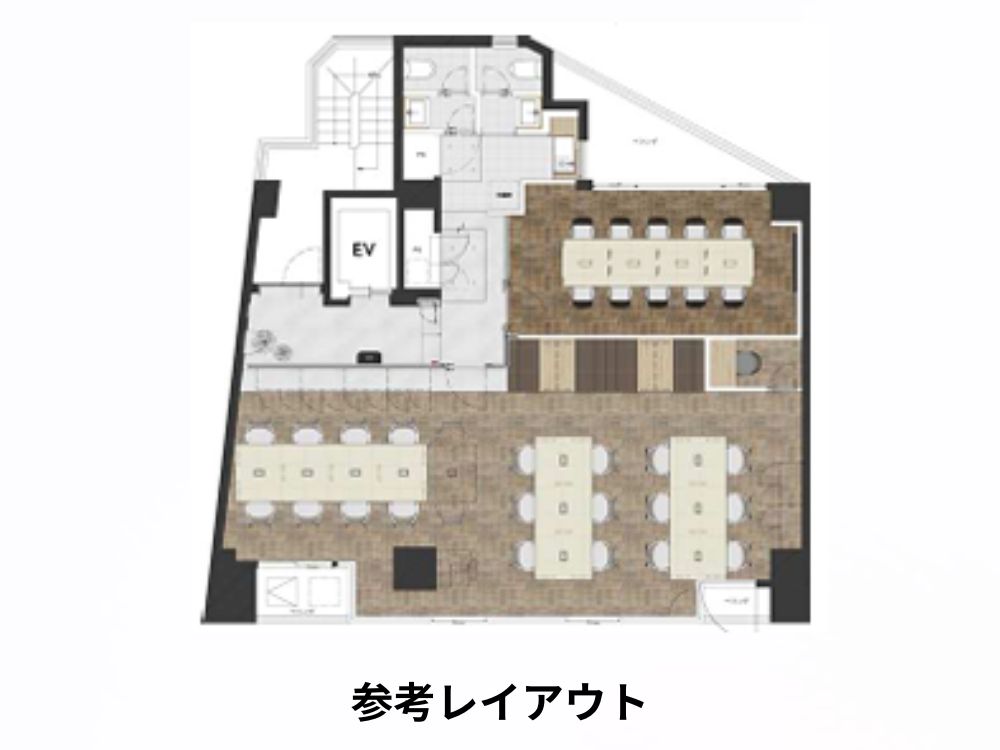 新宿区四谷のセットアップオフィス物件（四谷三丁目駅徒歩3分、約30坪）