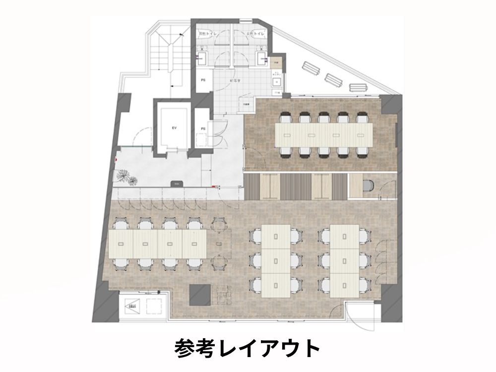 新宿区四谷のセットアップオフィス物件（四谷三丁目駅徒歩3分、約30坪）