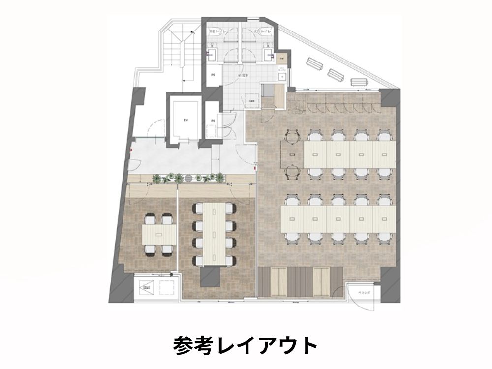 新宿区四谷のセットアップオフィス物件（四谷三丁目駅徒歩3分、約30坪）
