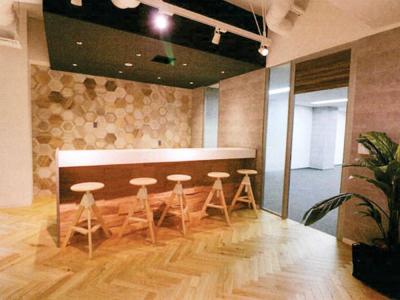 千代田区神田紺屋町のセットアップオフィス物件（神田駅徒歩4分、約120坪）