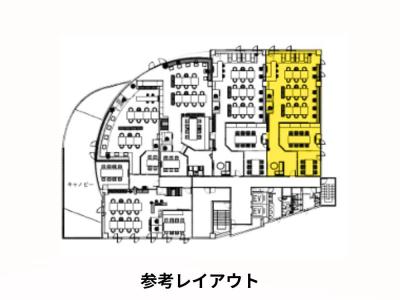 渋谷区代々木のセットアップオフィス物件（南新宿駅徒歩4分、約45坪）