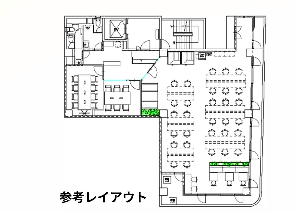 中央区日本橋富沢町のセットアップオフィス物件（人形町駅徒歩4分、約55坪）