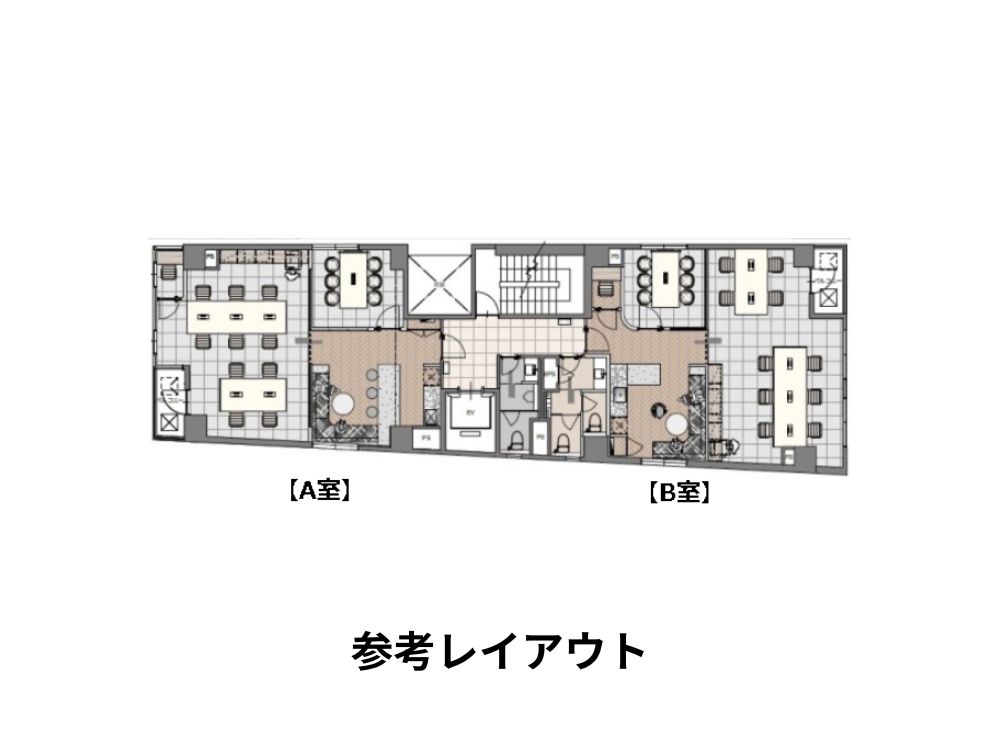 千代田区隼町のフルセットアップオフィス（半蔵門駅徒歩3分、約25坪）
