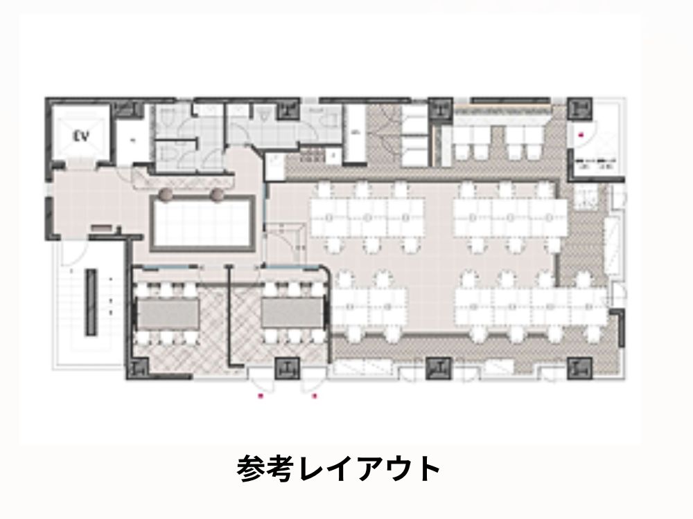 千代田区麹町のフルセットアップオフィス物件（半蔵門駅徒歩1分、約40坪）