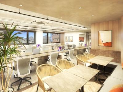 千代田区麹町のフルセットアップオフィス物件（半蔵門駅徒歩1分、約40坪）