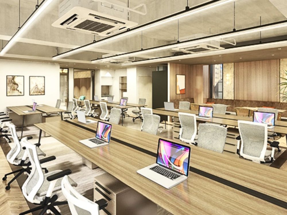 千代田区麹町のフルセットアップオフィス物件（半蔵門駅徒歩1分、約40坪）