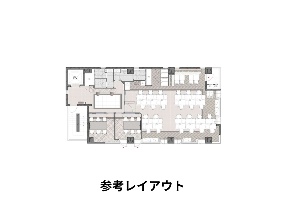 千代田区麹町のフルセットアップオフィス物件（半蔵門駅徒歩1分、約40坪）