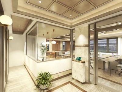 千代田区麹町のフルセットアップオフィス物件（半蔵門駅徒歩1分、約30坪）