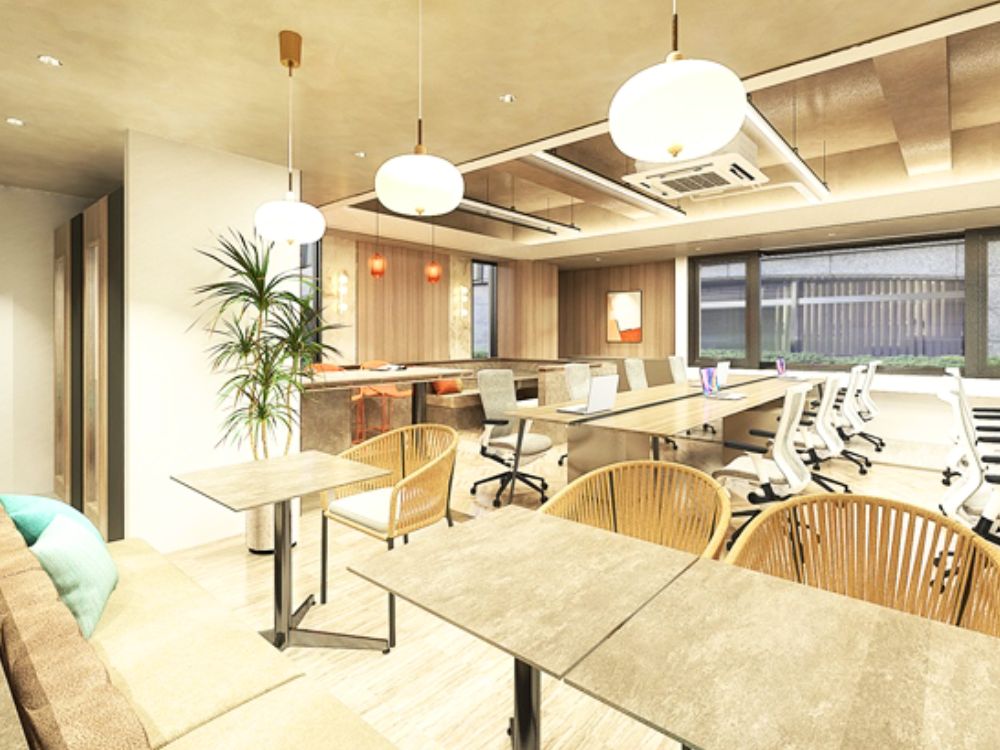 千代田区麹町のフルセットアップオフィス物件（半蔵門駅徒歩1分、約30坪）