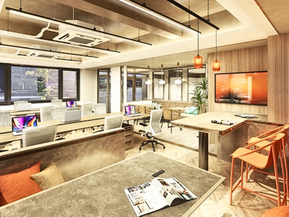 千代田区麹町のフルセットアップオフィス物件（半蔵門駅徒歩1分、約30坪）