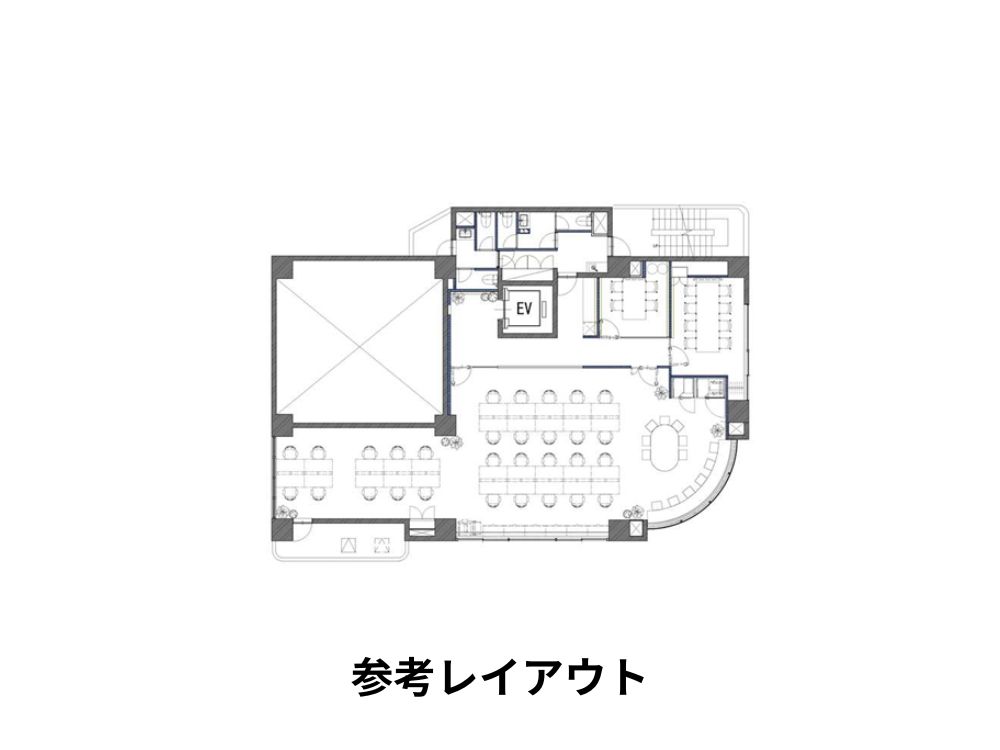 品川区西五反田のセットアップオフィス物件（五反田駅徒歩5分、約55坪）