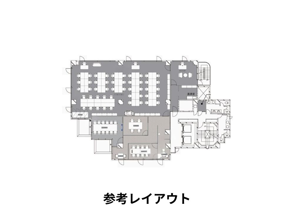 渋谷区東の居抜きオフィス物件（恵比寿駅徒歩6分、約90坪）