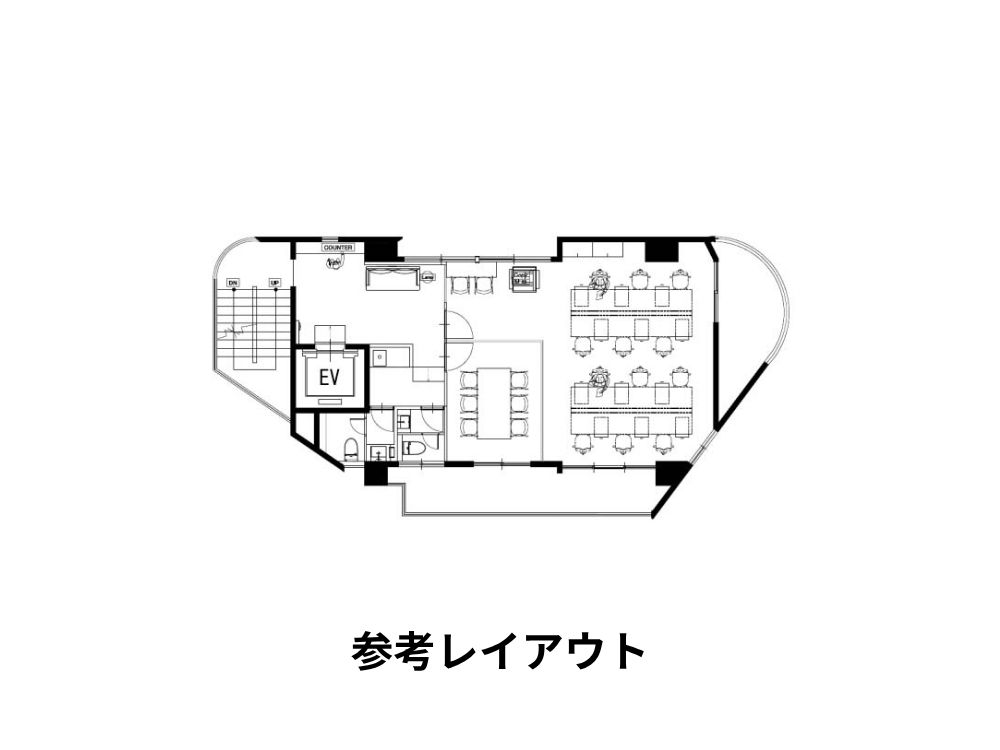 千代田区九段北のセットアップオフィス物件（市ヶ谷駅徒歩6分、約25坪）