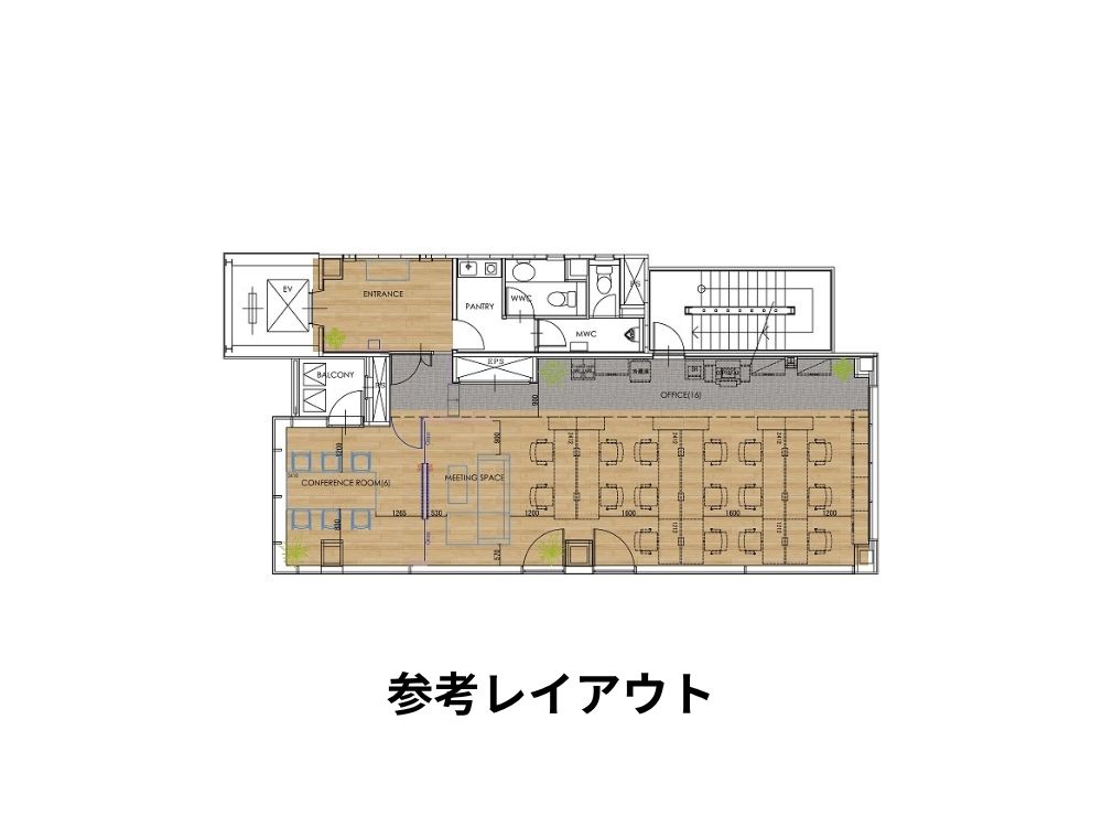 港区芝浦のセットアップオフィス物件（田町駅徒歩8分、約30坪）