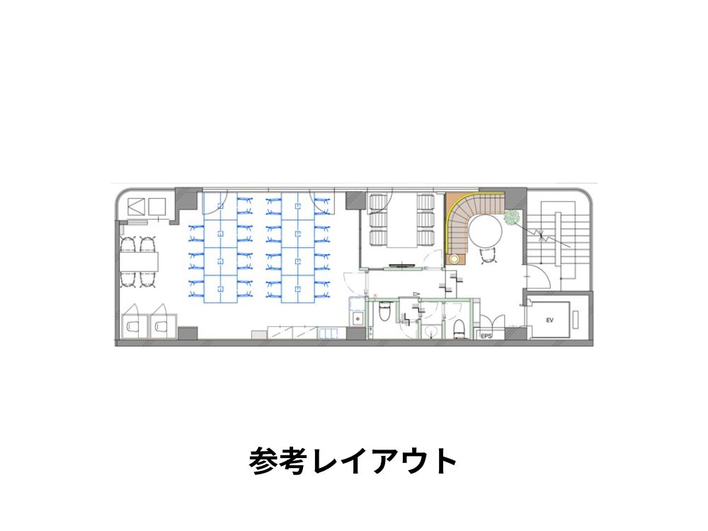 新宿区西新宿のセットアップオフィス物件（初台駅徒歩7分、約25坪）
