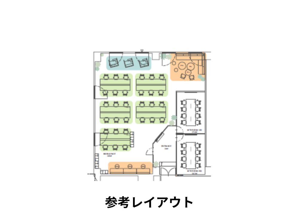 品川区西五反田のセットアップオフィス物件（大崎広小路駅徒歩5分、約60坪）