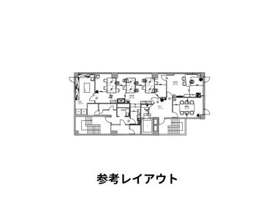 渋谷区渋谷の居抜きオフィス物件（渋谷駅徒歩8分、約50坪）