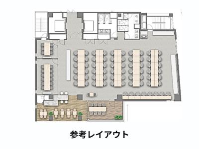 中央区八丁堀のフルセットアップオフィス物件(八丁堀駅徒歩1分、約100坪)