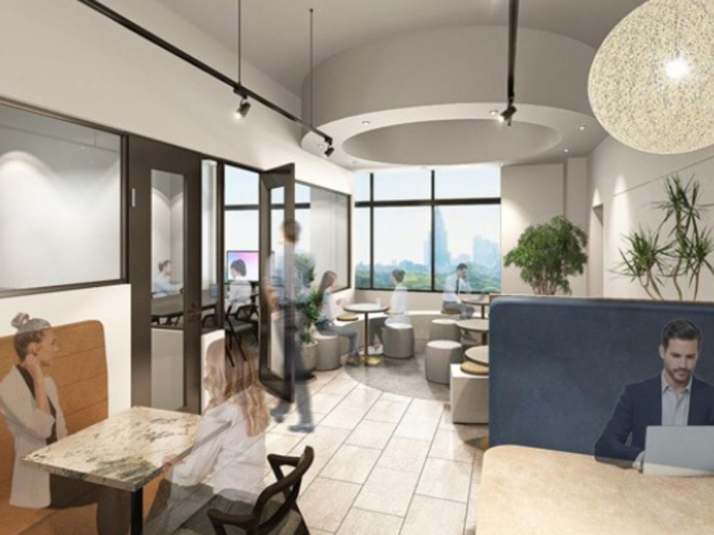 新宿区新宿のセットアップオフィス物件（新宿御苑前駅徒歩1分、約75坪）