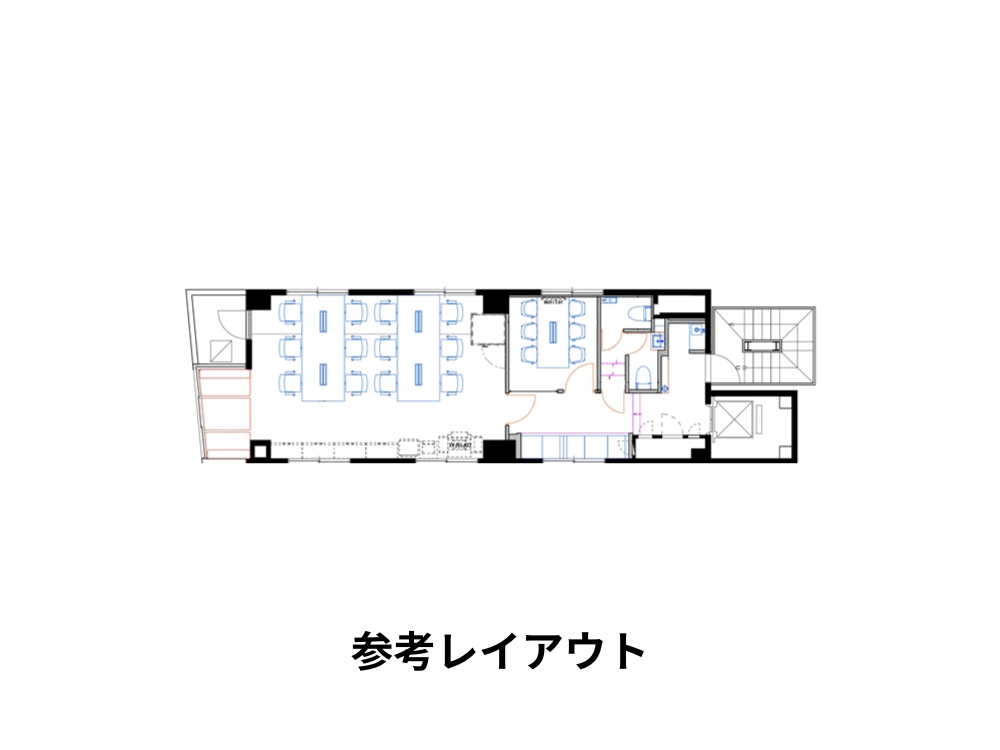 新宿区四谷のフルセットアップオフィス物件（四谷三丁目駅徒歩2分、約20坪）