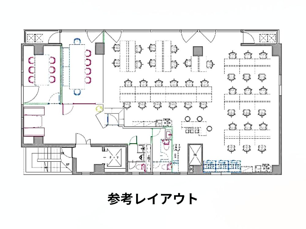 新宿区四谷三栄町のセットアップオフィス物件（四谷三丁目駅徒歩4分、約60坪）