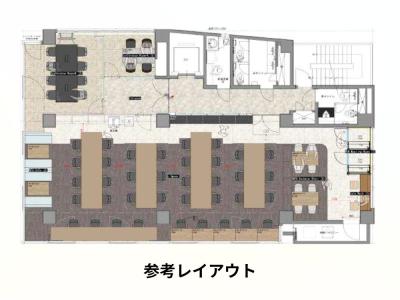 渋谷区東のセットアップオフィス物件(渋谷駅徒歩7分、約60坪)