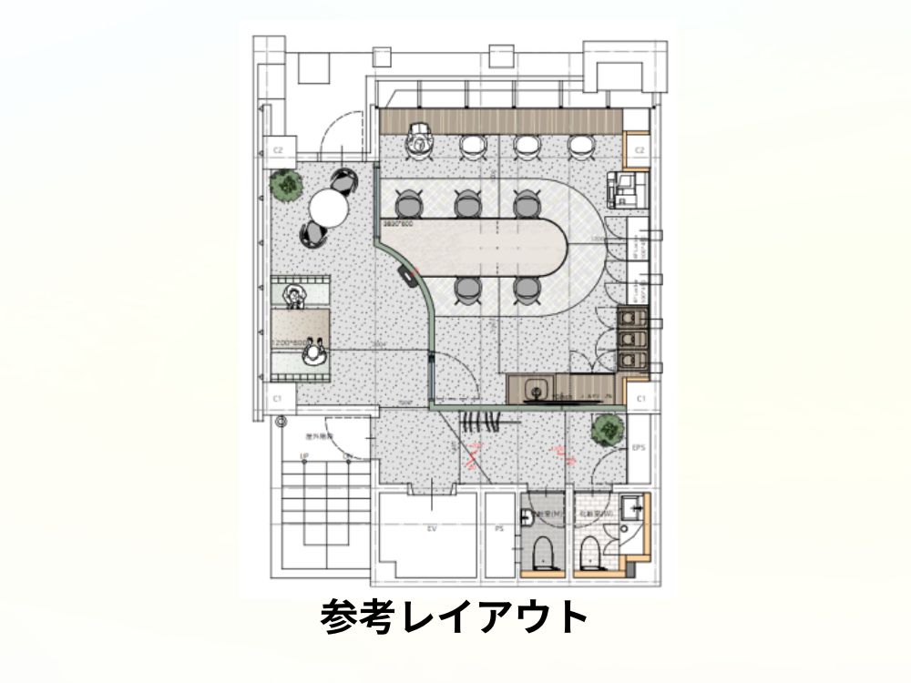 港区芝公園のコンパクトオフィス物件（御成門駅徒歩2分、約20坪）