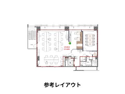 港区赤坂のセットアップオフィス物件(赤坂駅徒歩3分、約35坪)