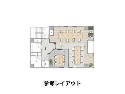 港区新橋のセットアップオフィス物件(汐留駅徒歩4分、約25坪)