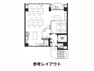 千代田区九段南のフルセットアップオフィス物件(市ヶ谷駅徒歩5分、約25坪)