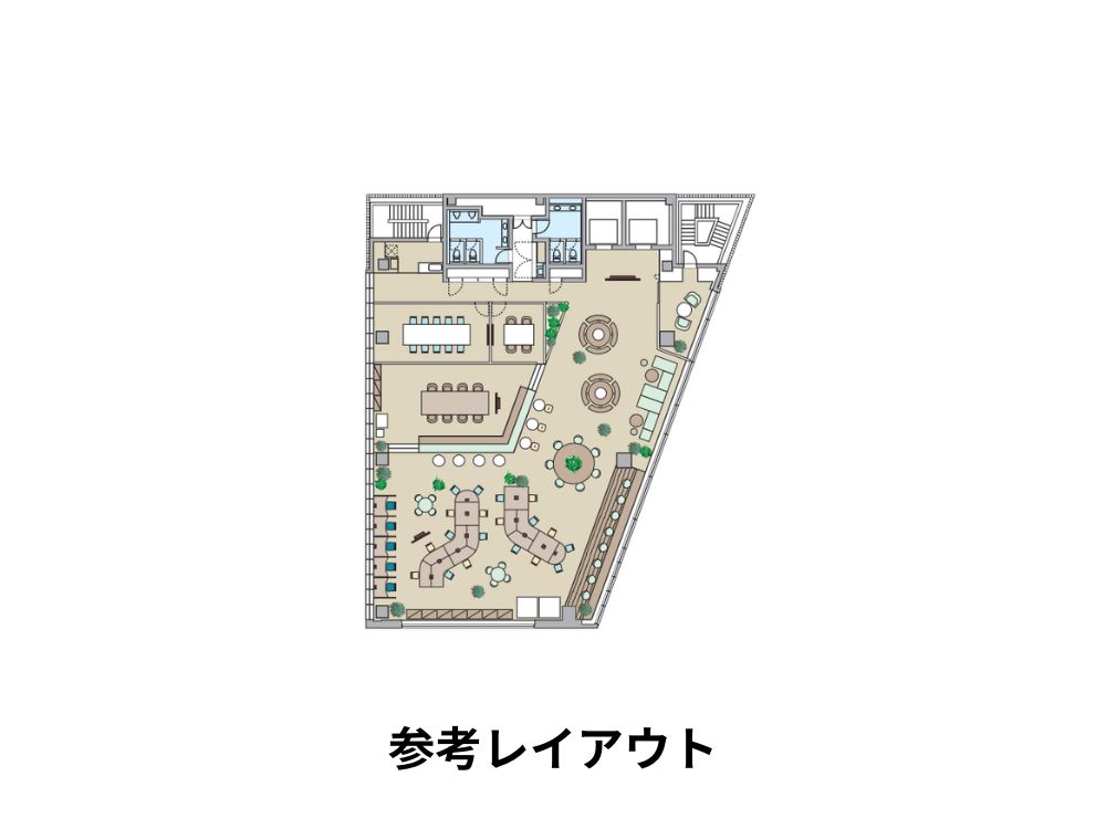 新宿区西新宿のセットアップオフィス物件（都庁前駅徒歩6分、約125坪）