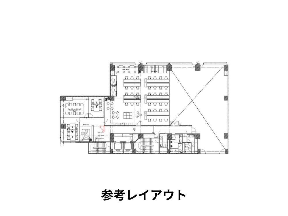 中央区日本橋久松町のセットアップオフィス物件（浜町駅徒歩3分、約85坪）